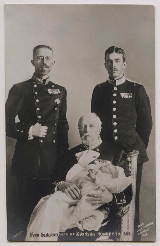 'four generations of swedish royalty' npg x74454