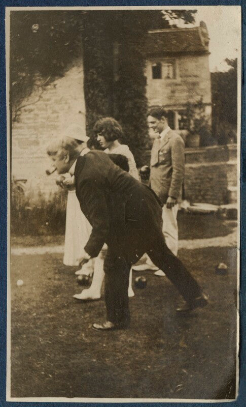 Sir john tresidder sheppard; maria huxley (née nys); julian vinogradoff (née morrell); t.s. eliot npg ax140849