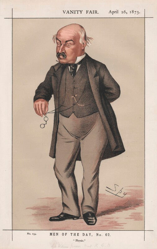 Sir william jenner, 1st bt ('men of the day, no. 62.') npg d43585