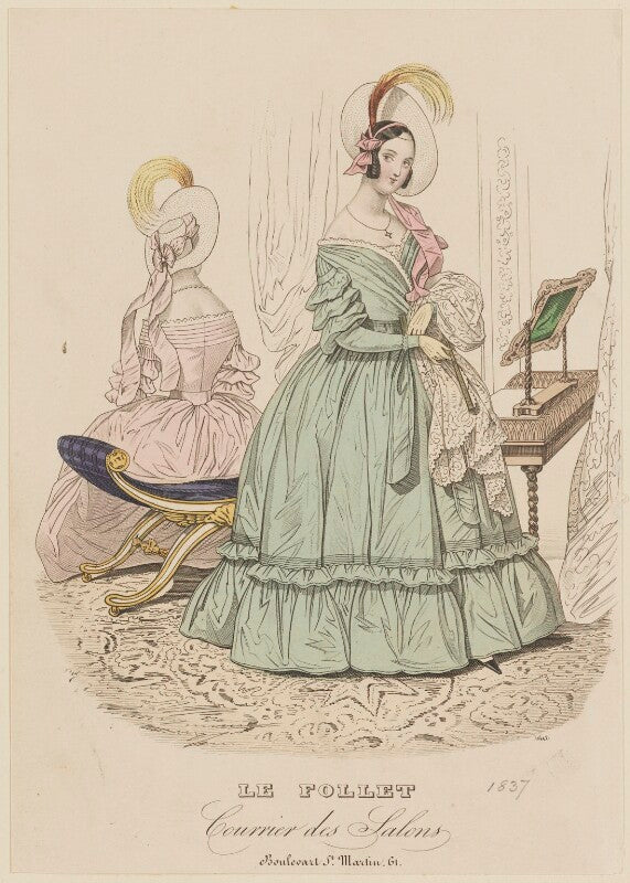 Grand dinner dress, summer 1837 npg d47722