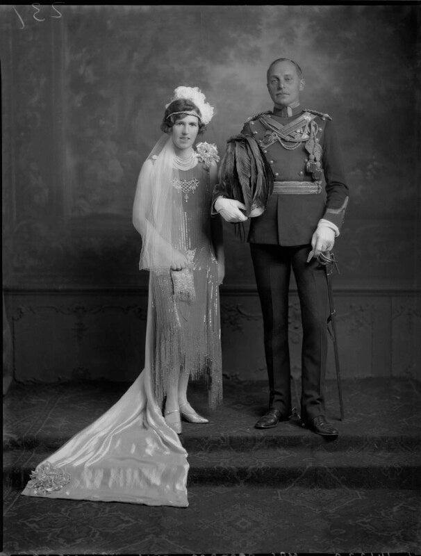 Adeline grace bell (née barnes); bertram charles bell npg x69564