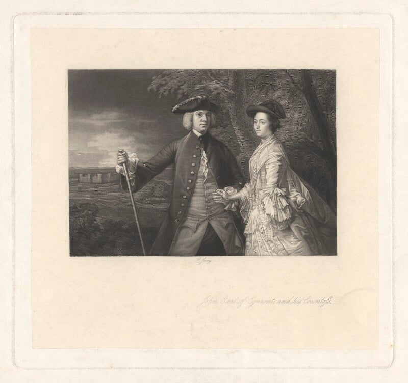 John perceval, 2nd earl of egmont; catherine perceval (née cecil), countess of egmont npg d1855