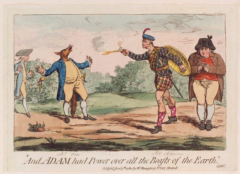 'and adam had power over all the beasts of the earth' npg d12288