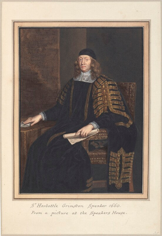 Sir harbottle grimston, 2nd bt npg d23268