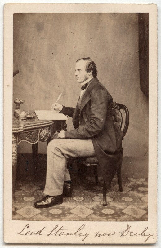 Edward henry stanley, 15th earl of derby npg x12895