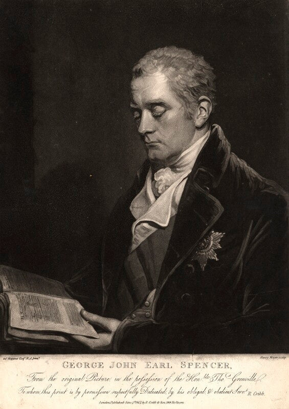 George john spencer, 2nd earl spencer npg d9147