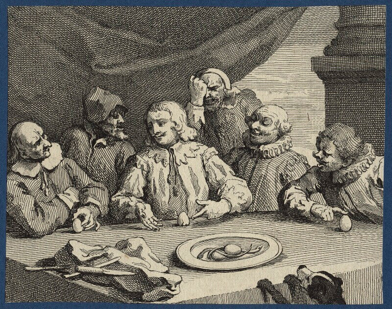 'columbus breaking the egg' (christopher columbus) npg d21367