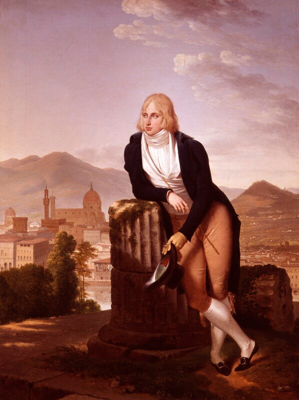 Unknown man, formerly known as henry richard fox (later vassall), 3rd baron holland npg 1382