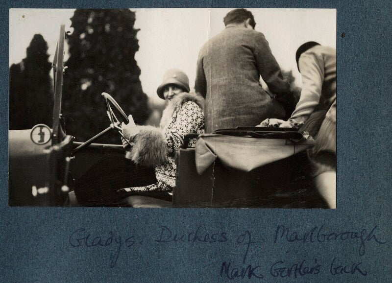 Gladys marie spencer churchill (née deacon), duchess of marlborough; mark gertler and an unknown woman npg ax142529