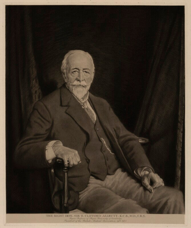 Sir thomas clifford allbutt npg d7330