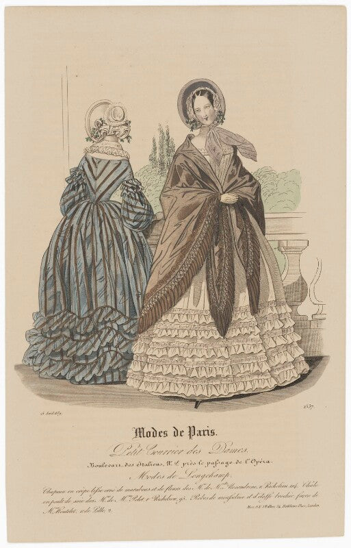 'modes de paris', 25 april 1839 npg d47794