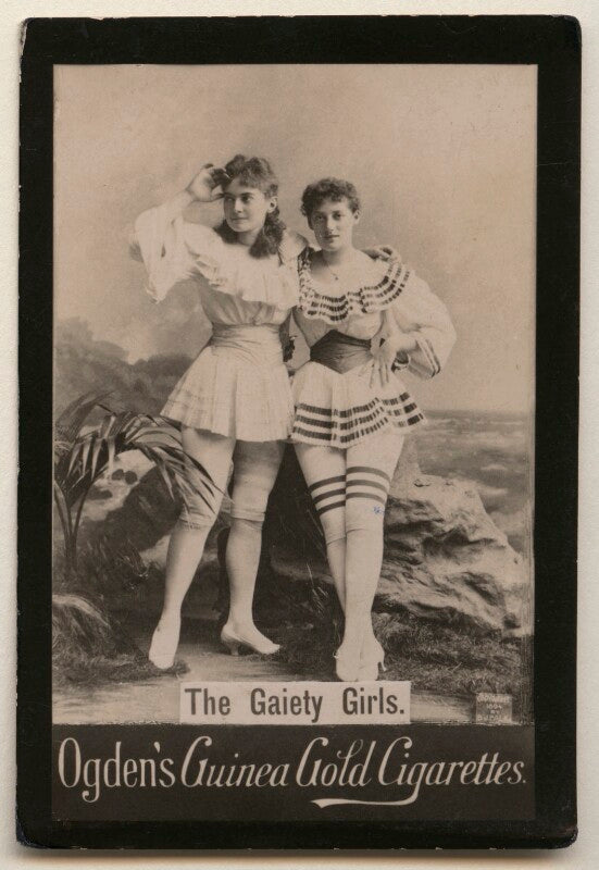 'the gaiety girls' (grace palotta as ethel hawthorne; florence lloyd as cissy verner in 'a gaiety girl') npg x193117