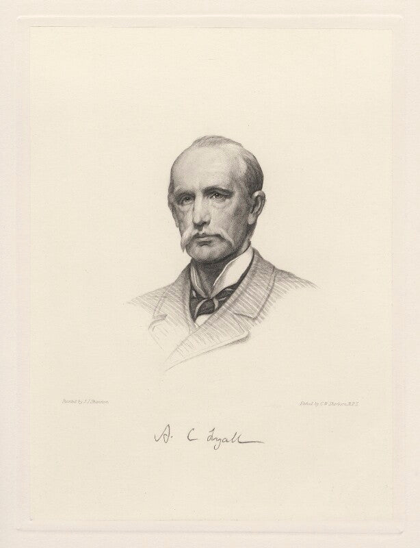 Sir alfred comyn lyall npg d20774