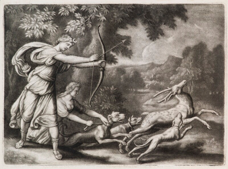 Diana hunting npg d11798