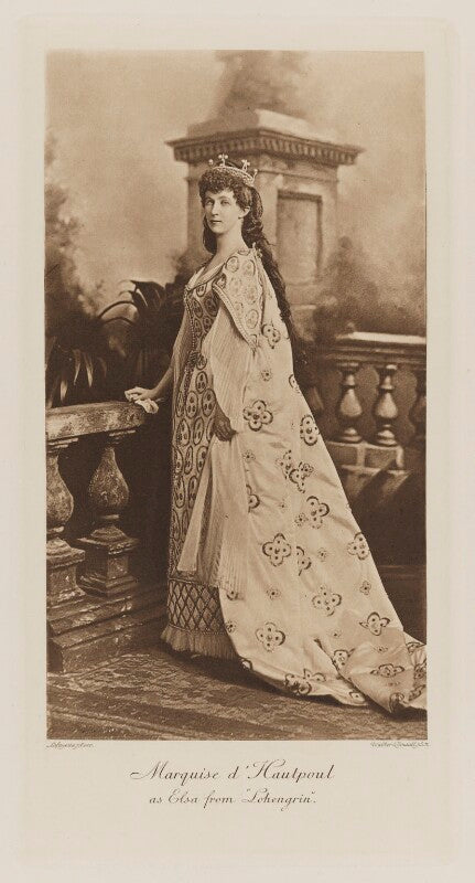 Julia caroline (née stonor), marquise d'hautpoul de seyre) as elsa from "lohengrin" npg ax41026