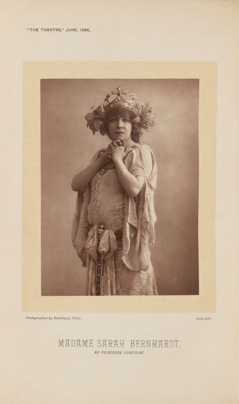 Sarah bernhardt as mélisande in 'la princesse lointaine' npg ax28880