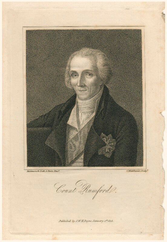 Sir benjamin thompson, count von rumford npg d5850