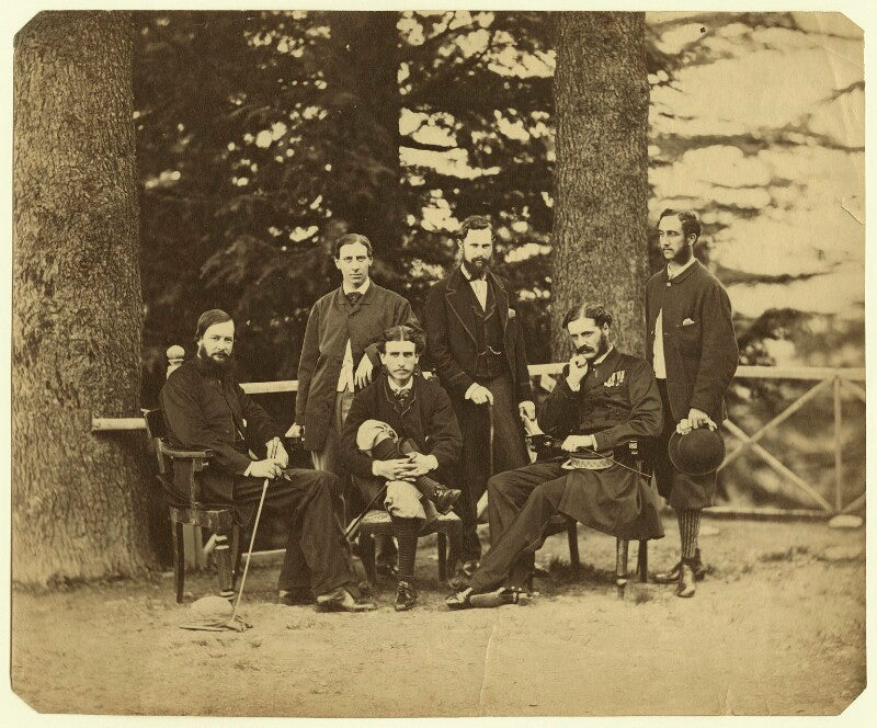 Group of officials, simla npg x129648