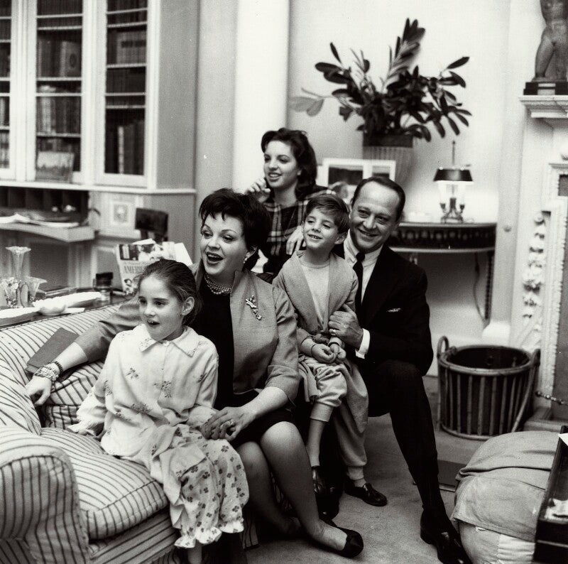 Judy garland; sidney luft; liza minnelli; lorna luft and joey luft npg x136339
