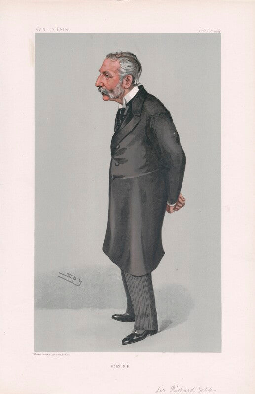 Sir richard claverhouse jebb ('men of the day. no. 935. "ajax m.p."') npg d45245