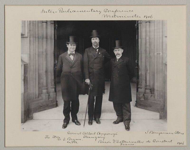 'inter parliamentary conference, westminster, 1906' npg x135544