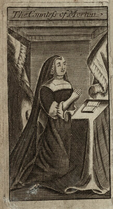 Ann douglas (née villiers), countess of morton npg d28473