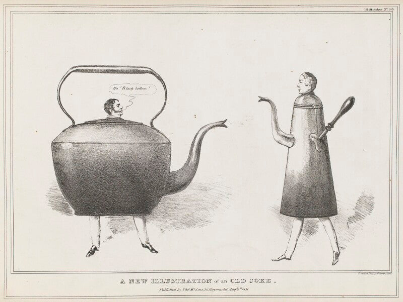 A new illustration of an old joke (john russell, 1st earl russell; sir robert peel, 2nd bt) npg d41081