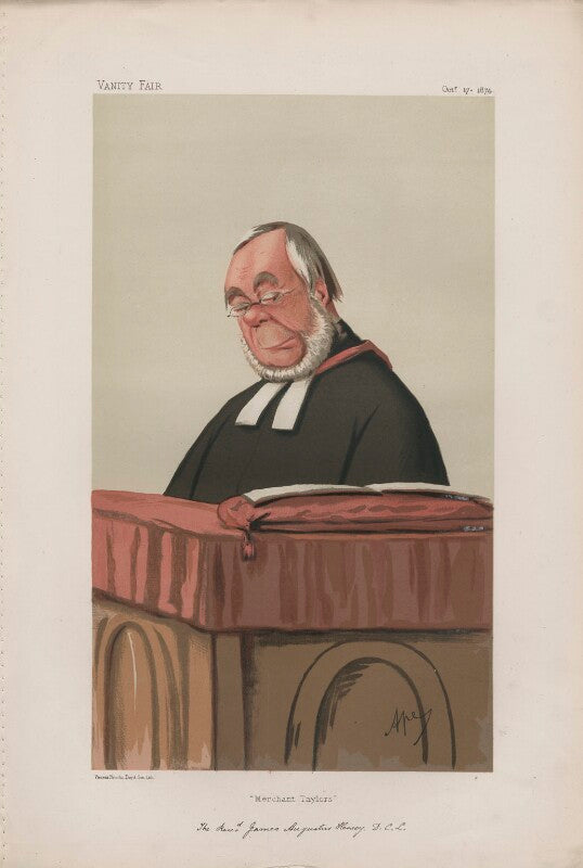 James augustus hessey ('men of the day. no. 89.') npg d43662