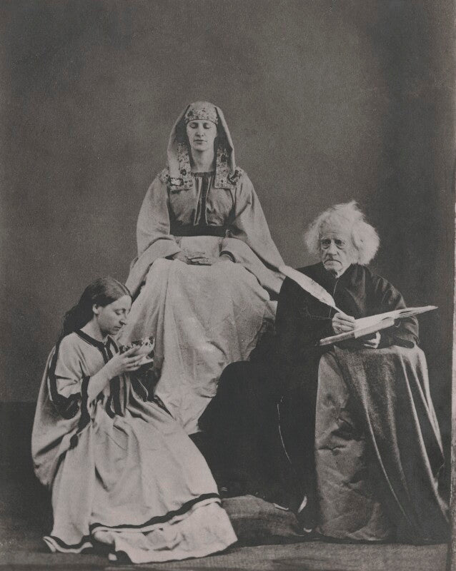 Isabella herschel; maria sophia hardcastle (née herschel); sir john frederick william herschel, 1st bt npg x44630