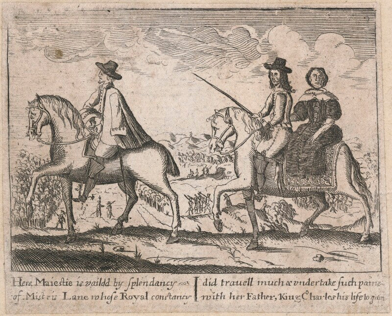 Henry lascelles; king charles ii; jane (née lane), lady fisher npg d18552