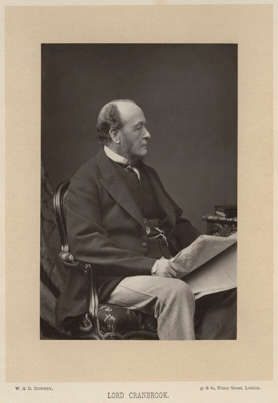 Gathorne gathorne hardy, 1st earl of cranbrook npg x7000