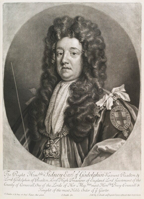 Sidney godolphin, 1st earl of godolphin npg d11670
