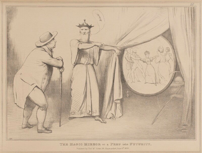 The magic mirror or a peep into futurity npg d41003