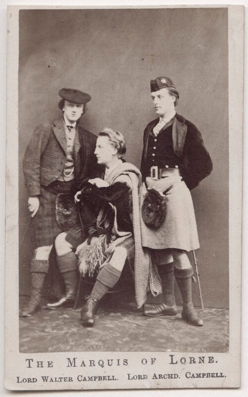 Lord walter campbell; john campbell, 9th duke of argyll; lord archibald campbell npg x197060