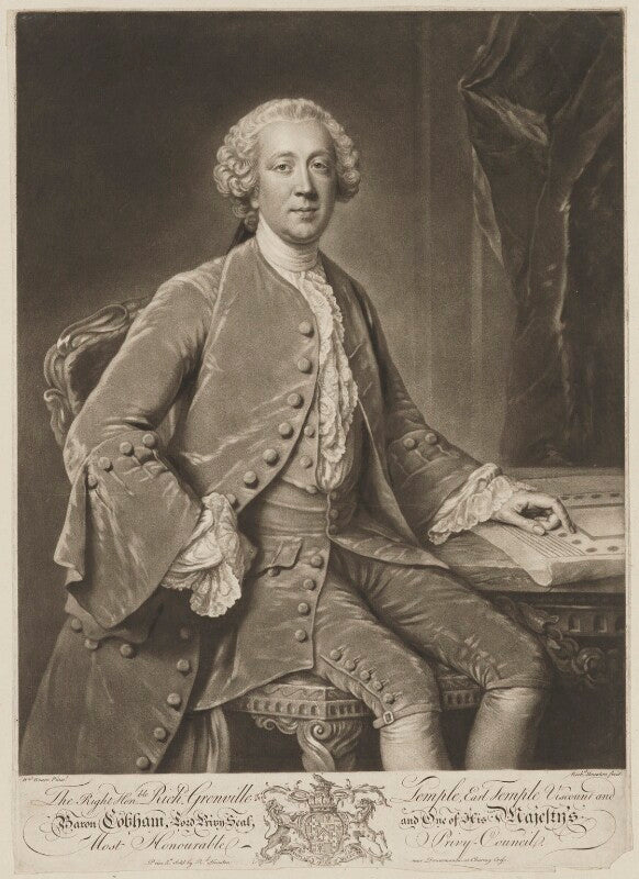 Richard grenville temple, 2nd earl temple npg d40503