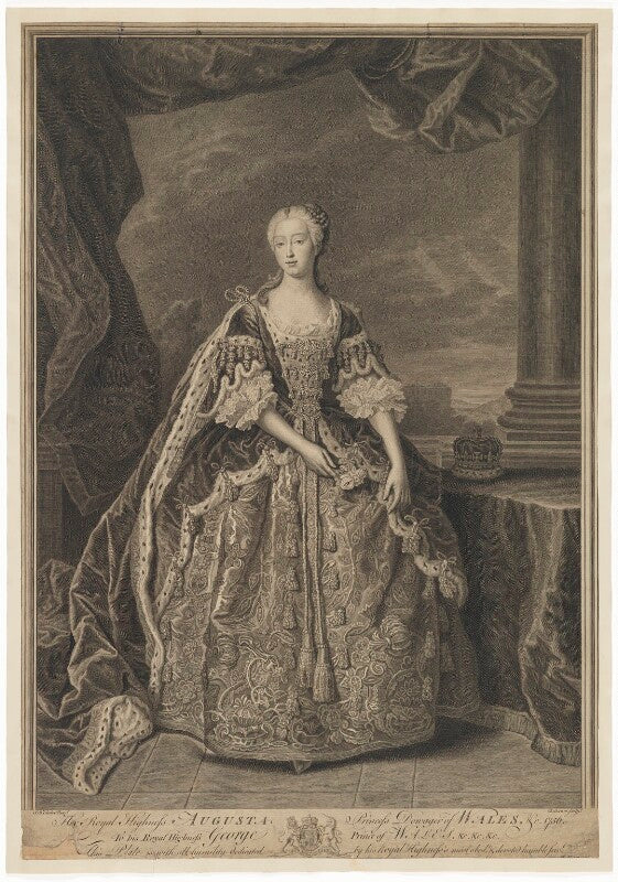 Augusta of saxe gotha, princess of wales npg d33036