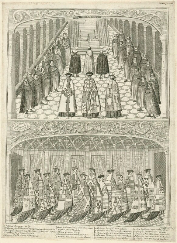 The ceremonies of the order of the garter in the year 1534 npg d24169