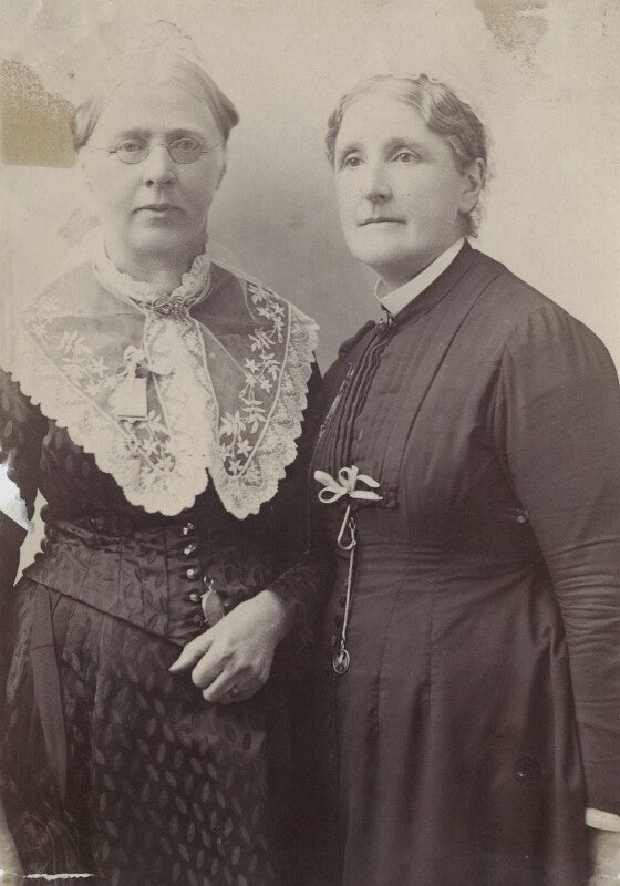 Margaret bright lucas; hannah tatum smith (née whitall) npg ax160487
