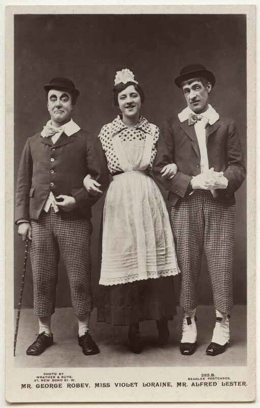 George robey; violet loraine and alfred lester in 'the bing boys are here' npg x160579