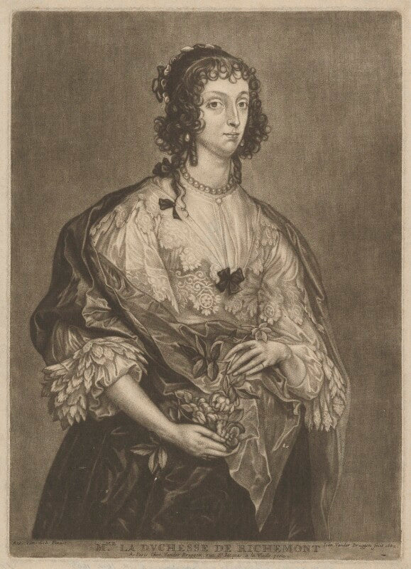 Mary villiers, duchess of richmond and lennox npg d39729