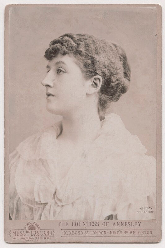 Priscilla cecilia (née moore), countess annesley npg x193218