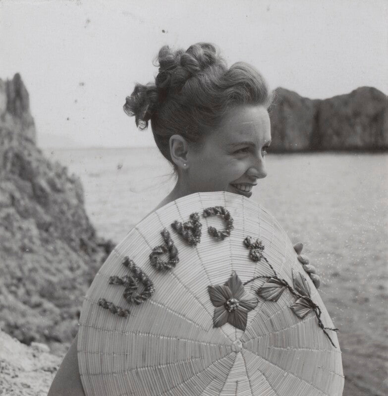 Phyllis calvert during the filming of 'the golden madonna' npg ax39683