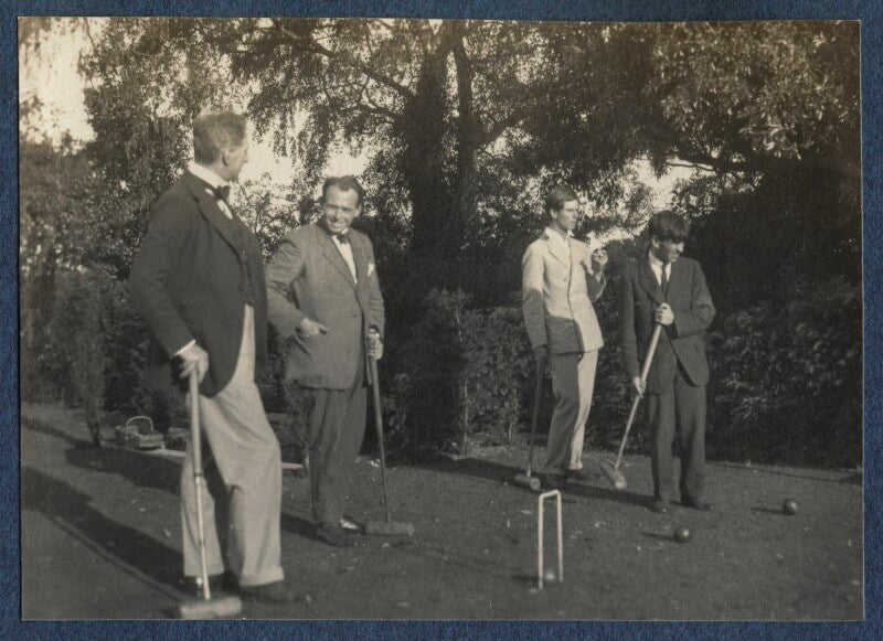 Philip edward morrell; james ching; sir stanley spencer and an unknown man npg ax141568