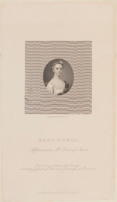 Mary port (née d'ewes) npg d14803