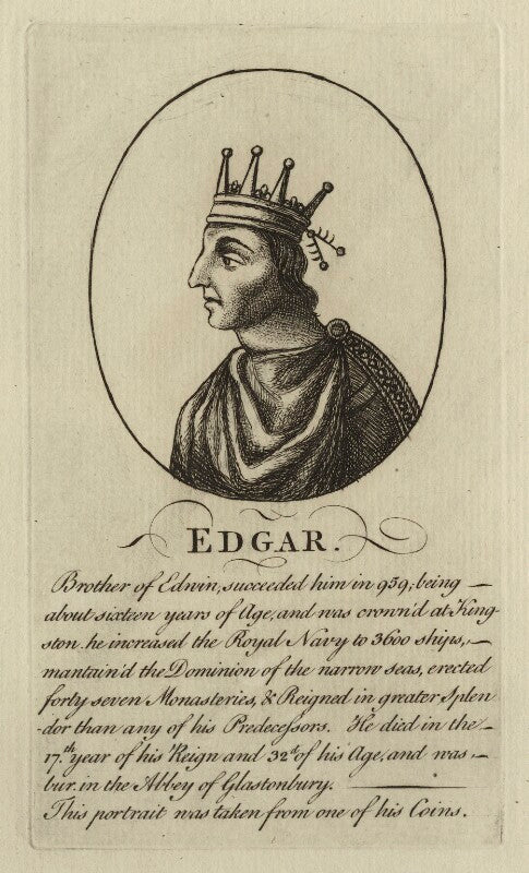 Edgar, king of england npg d23585