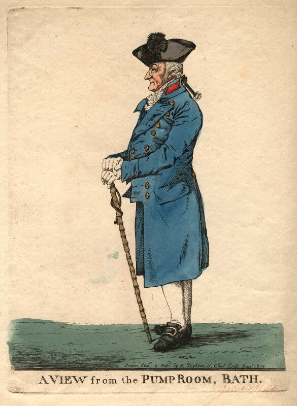 Robert donkin ('a view from the pump room, bath') npg d13463