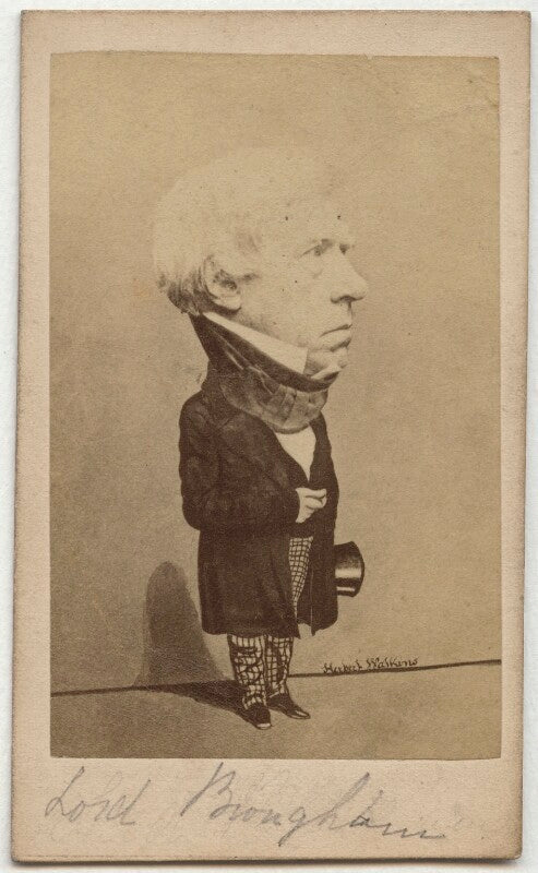 Henry brougham, 1st baron brougham and vaux npg x45589