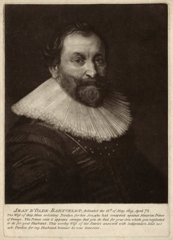 Sir john van olden barnavelt (johan van oldenbarnevelt) npg d26241