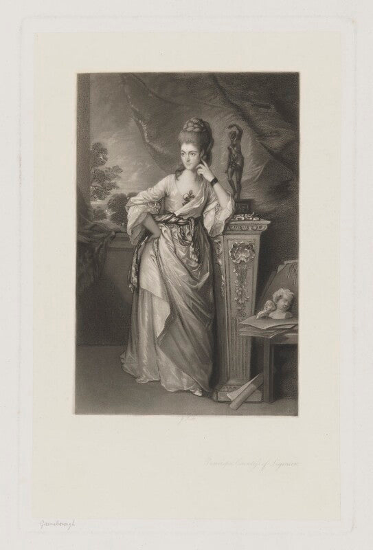 Penelope ligonier (née pitt), viscountess ligonier npg d37336