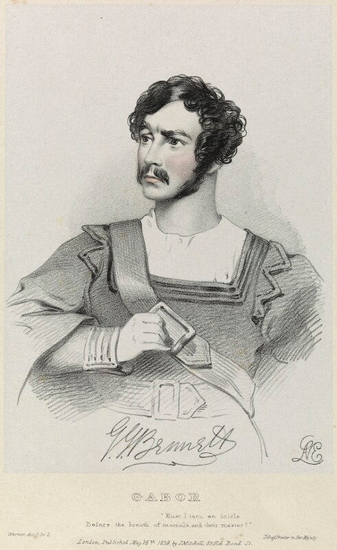 George john bennett as gabor in 'werner' npg d22093